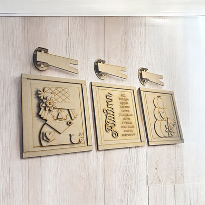 DIY Autumn Trio Signs