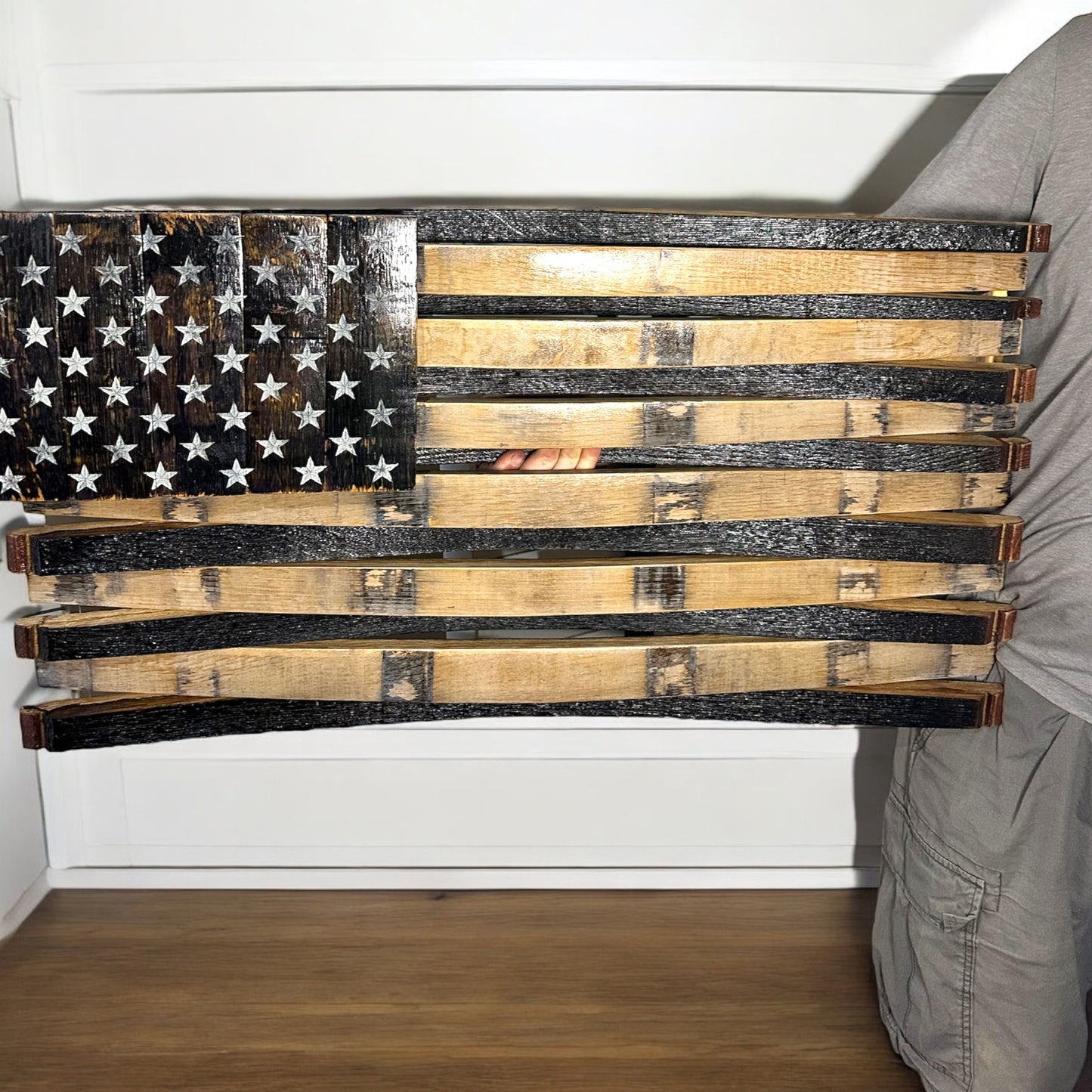 Premium Whiskey Stave Flag