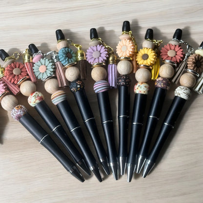Boho Daisy Beaded Pen