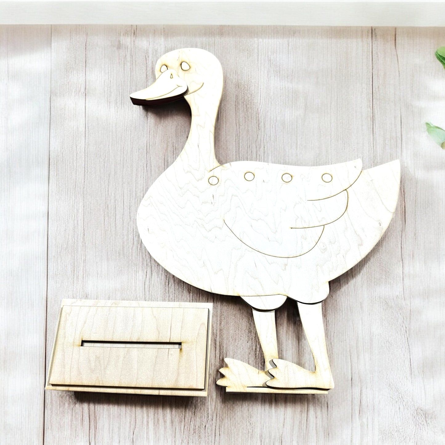 DIY Interchangeable Porch Goose Base