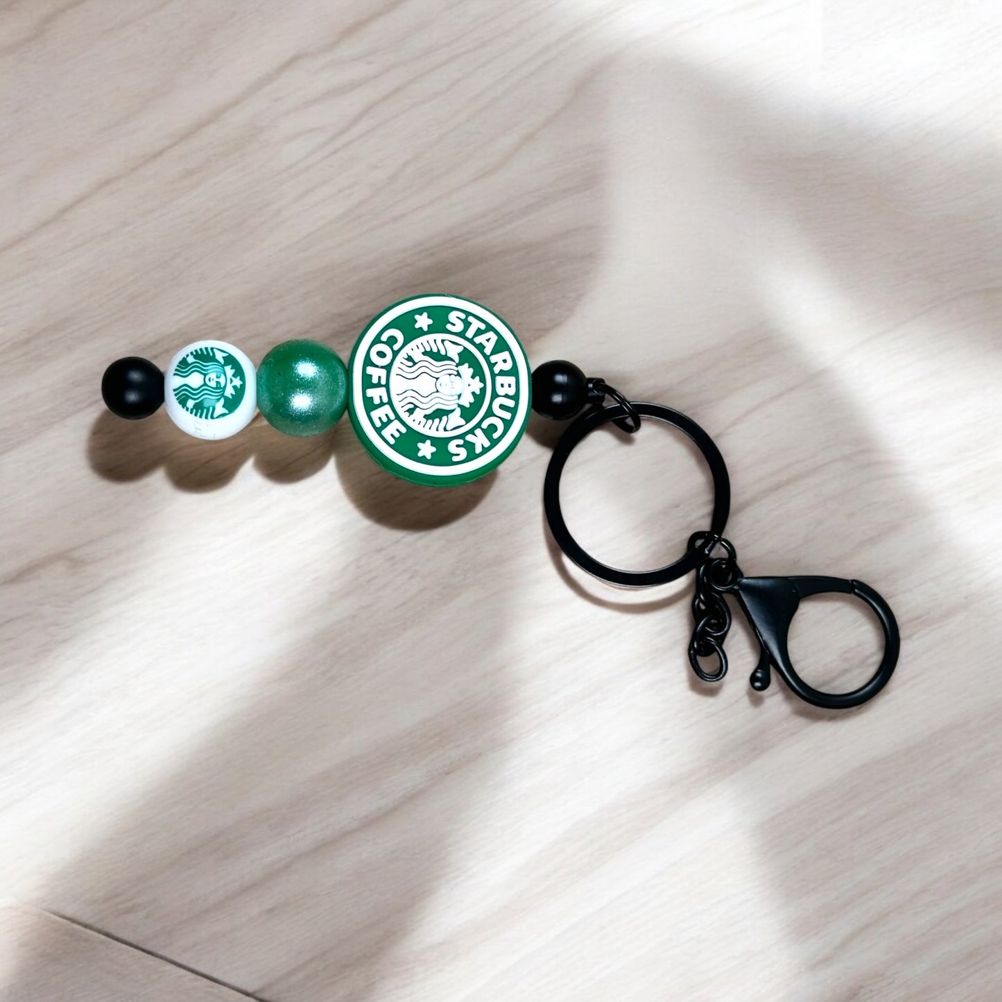 Coffee beaded keychain bar