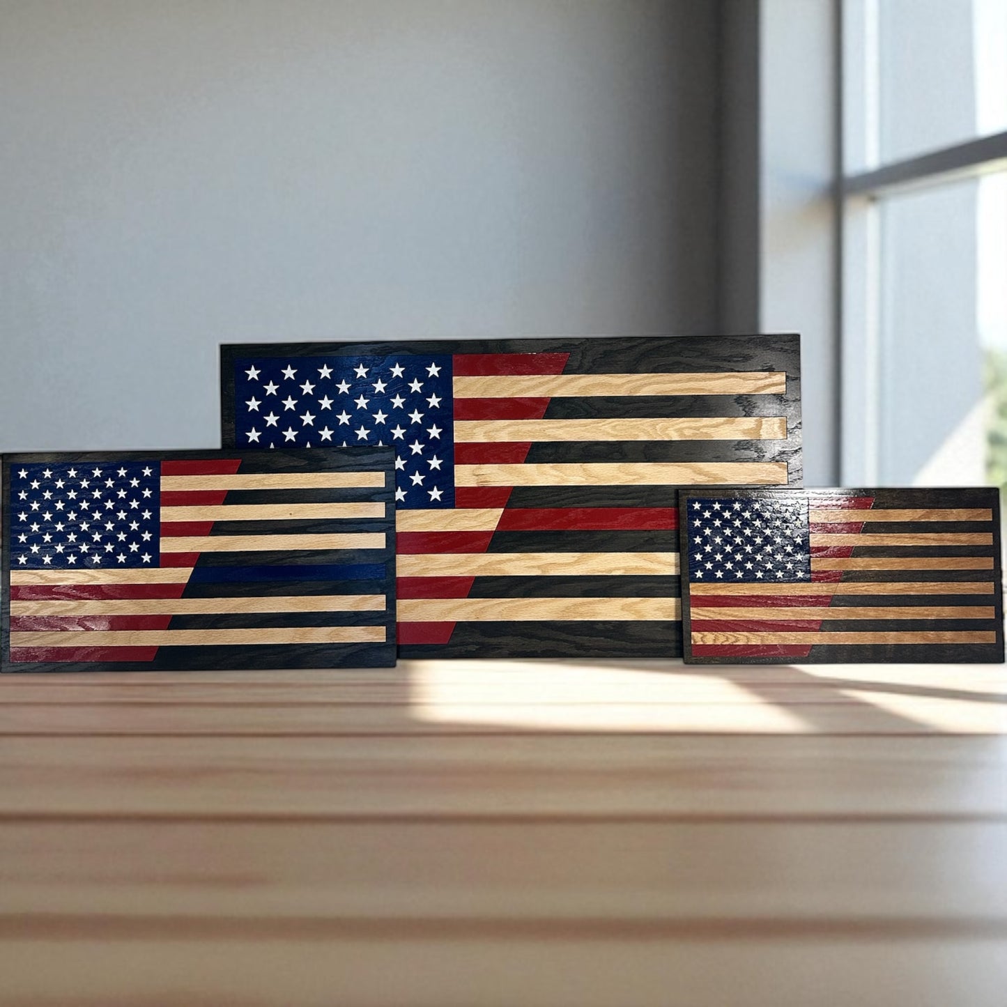 Customizable Split Line Flag Sign