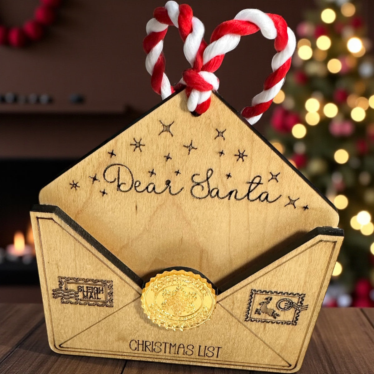 Dear Santa Letter Ornament
