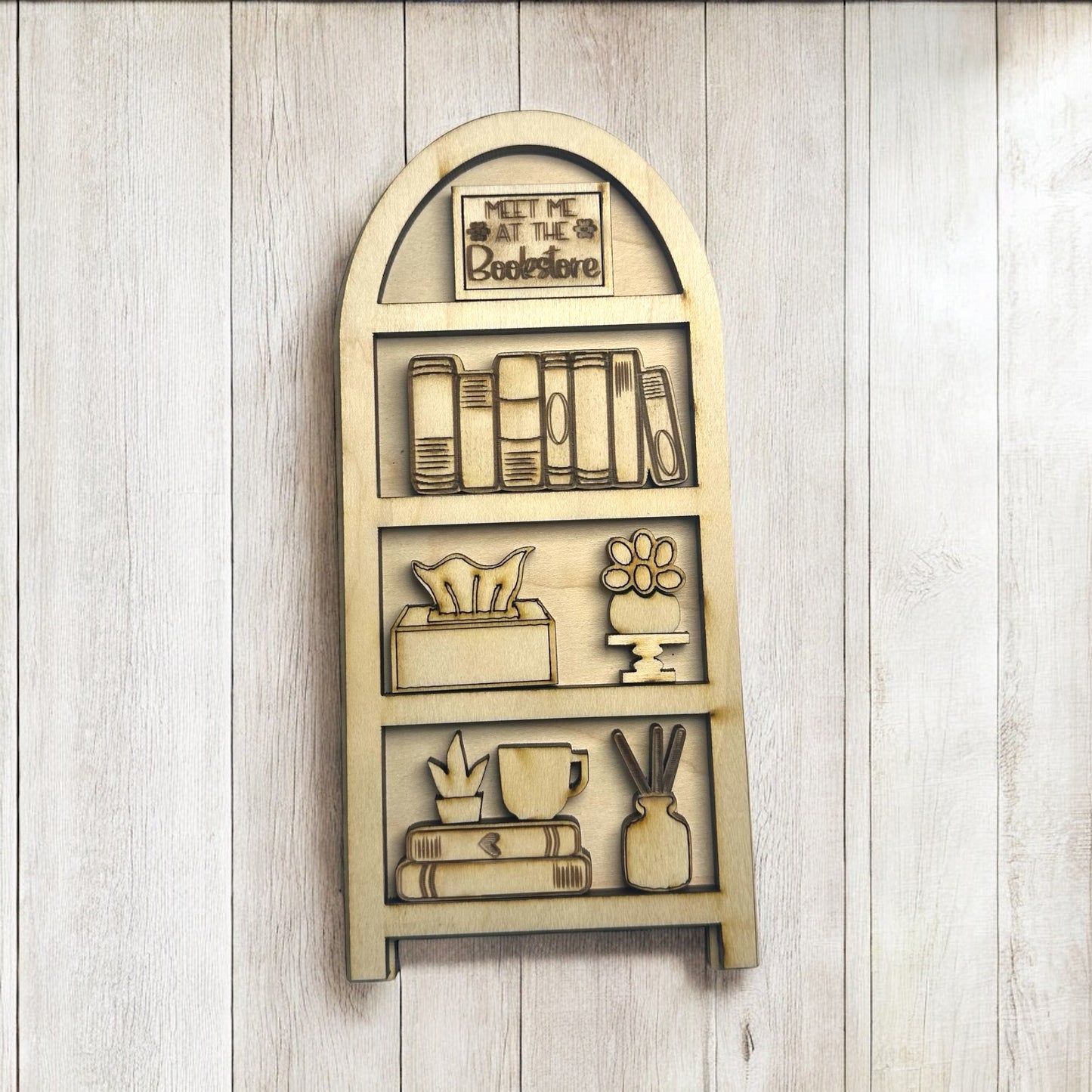 DIY Book Lover Mini Hutch