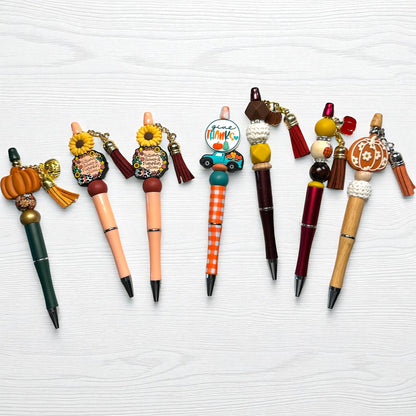 Assorted Fall Beaded Pens