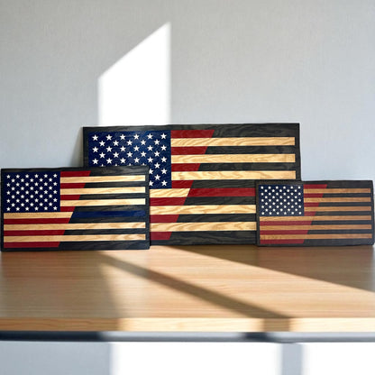 Customizable Split Line Flag Sign