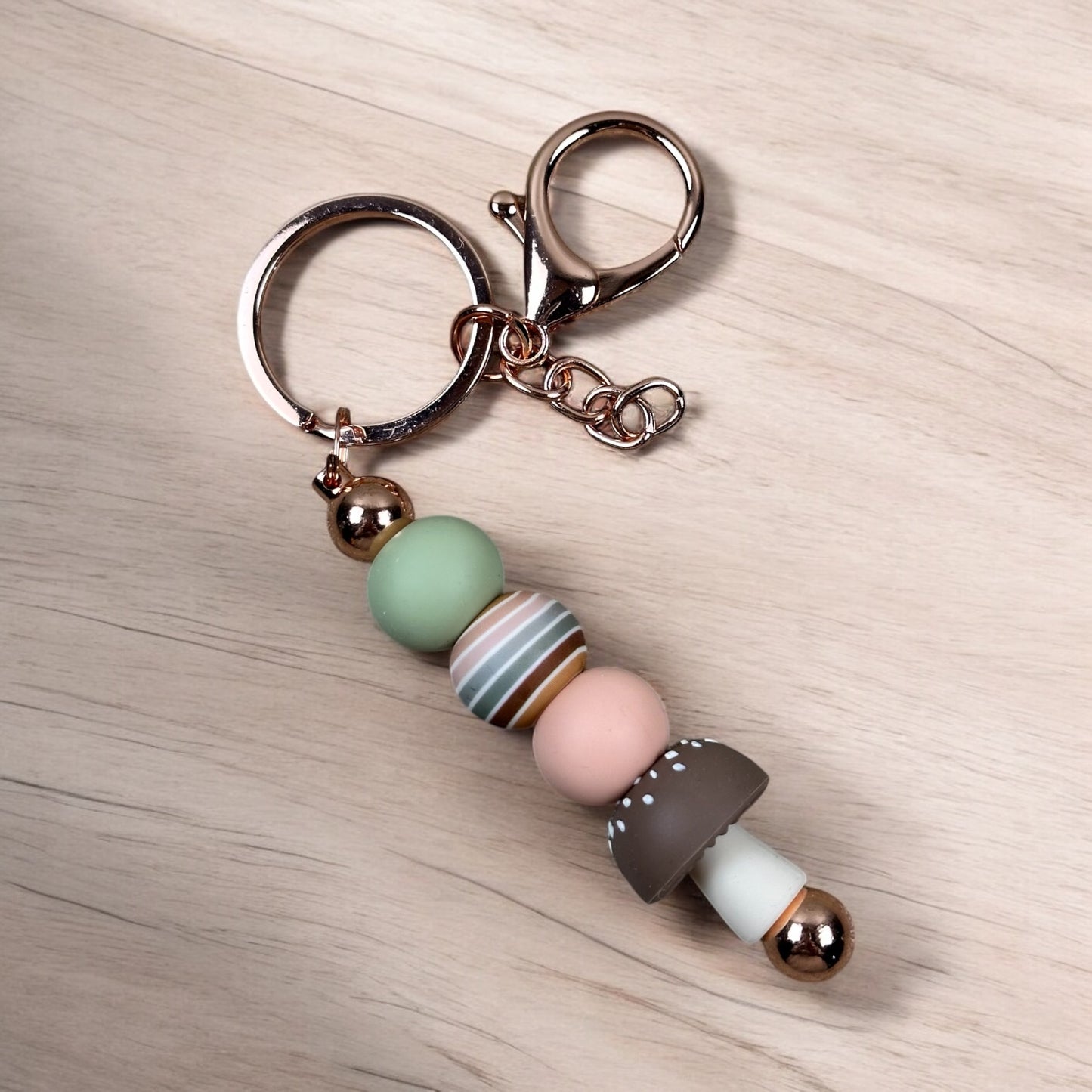 Boho Mushroom Keychain Bar