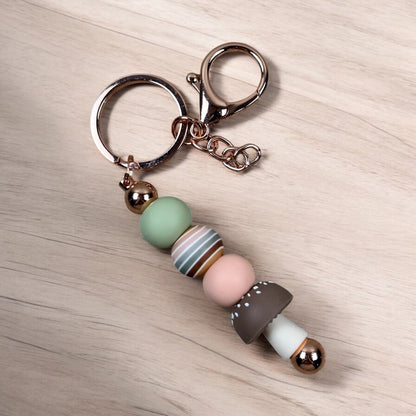 Boho Mushroom Keychain Bar