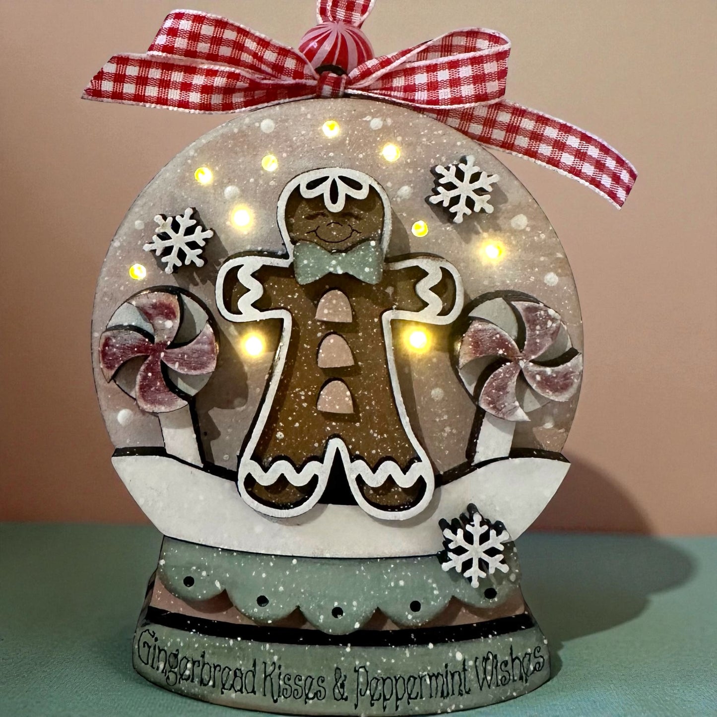 Snow Globe Lighted Ornaments