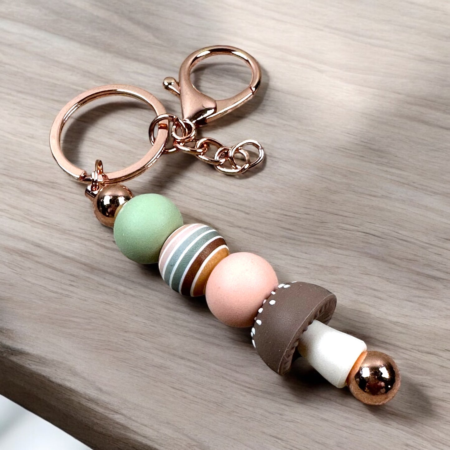 Boho Mushroom Keychain Bar