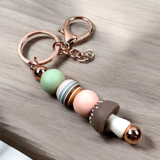 Boho Mushroom Keychain Bar