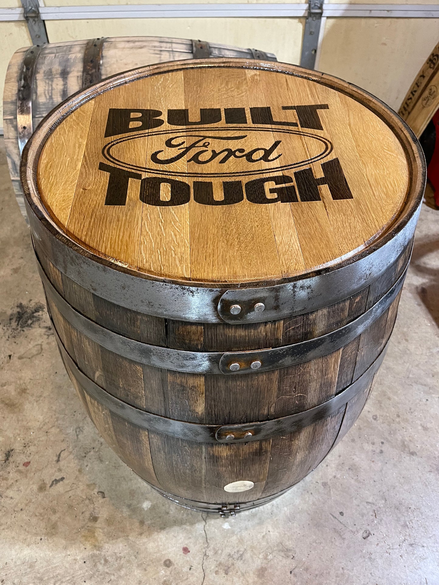 Custom Whole Whiskey Barrel