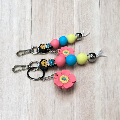 Girl With Magical Gift Keychain