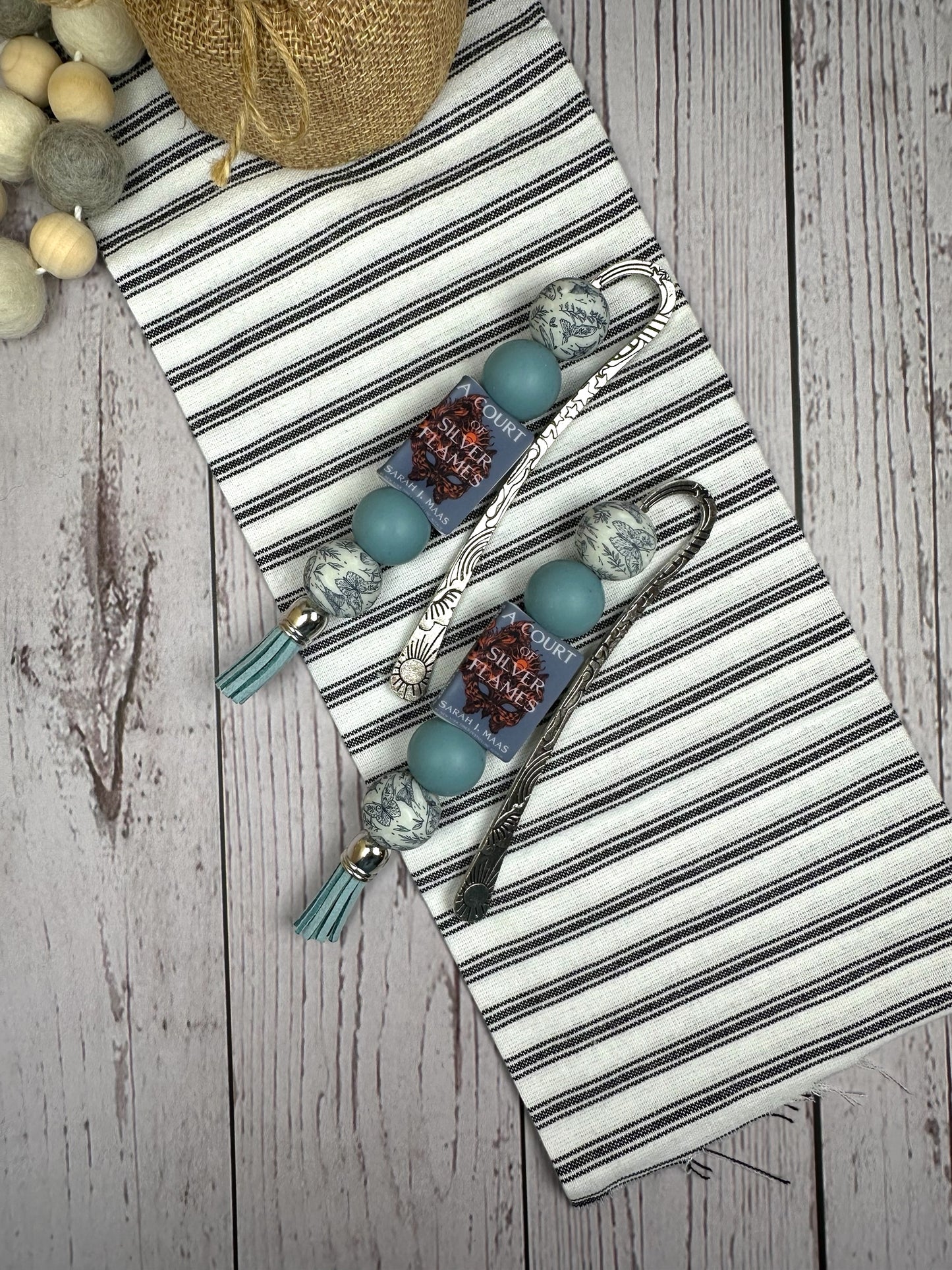 ACOTAR Inspired Beaded Bookmark