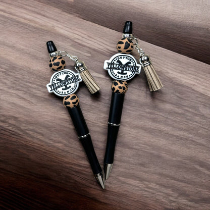 Cattle Ranch Beaded Pen