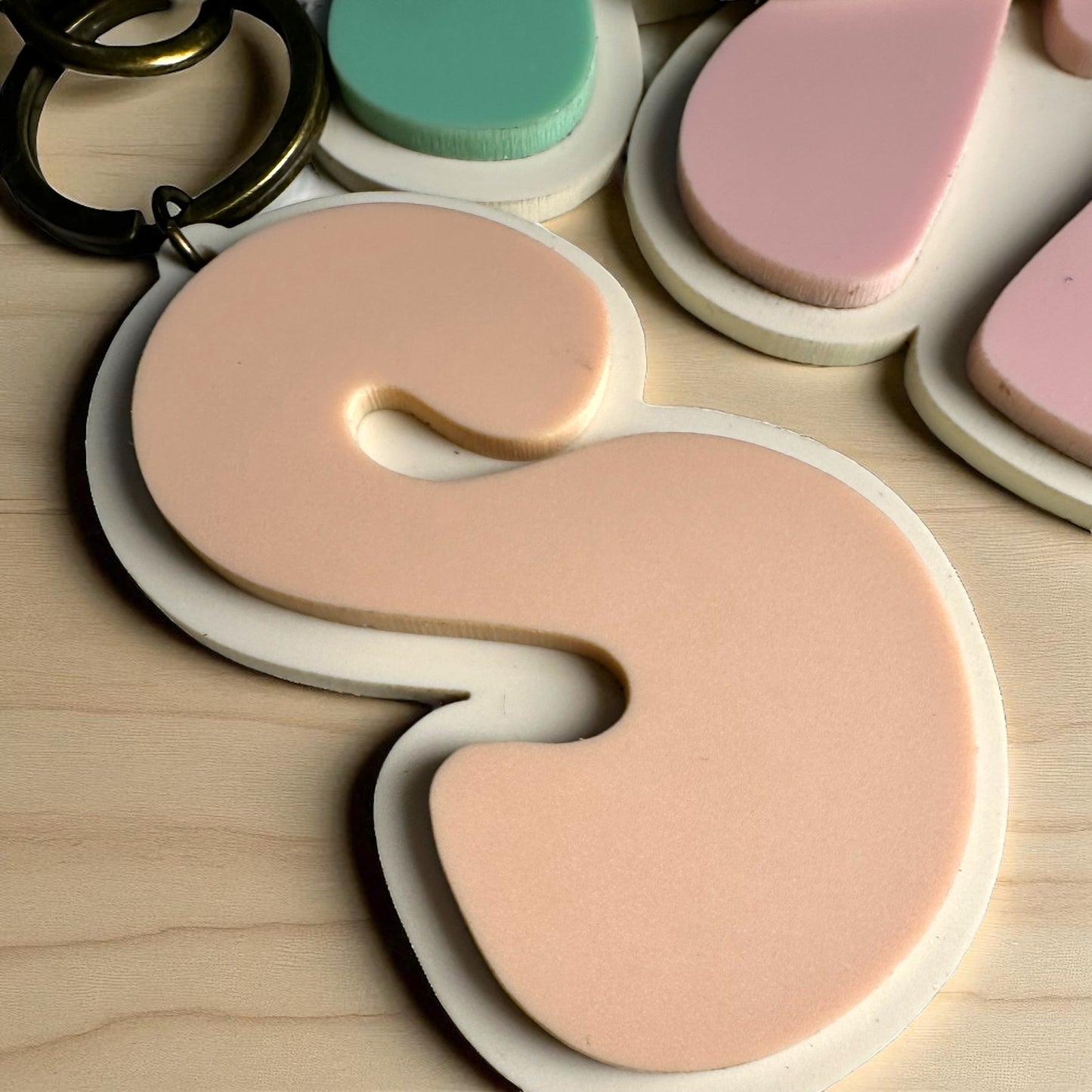 Retro Alphabet Basket Tags
