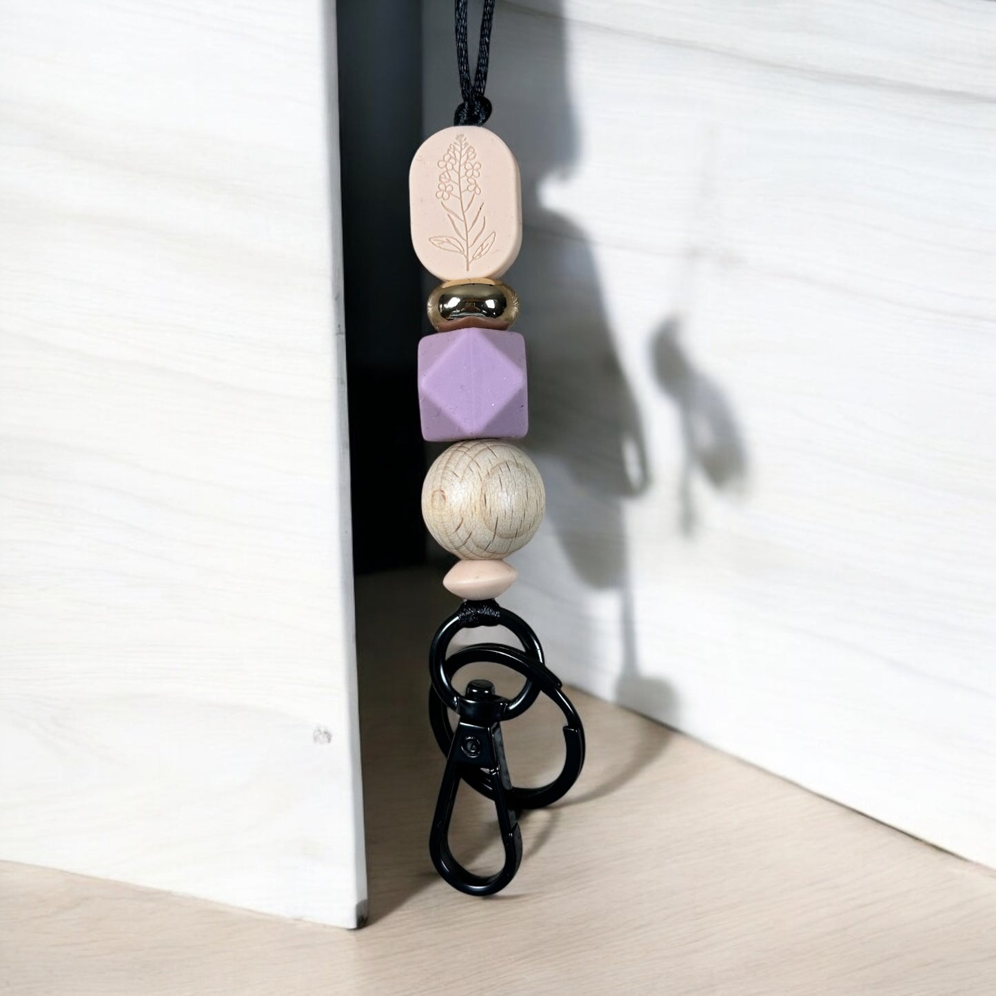 Embossed Mustard Seed Design Lanyard