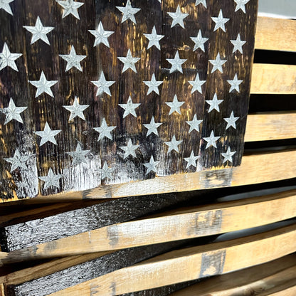 Premium Whiskey Stave Flag