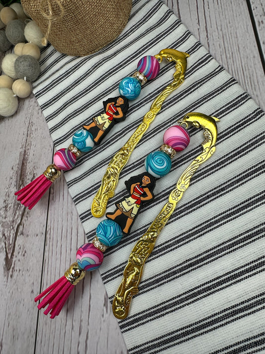 Island Princess Beaded Bookmark
