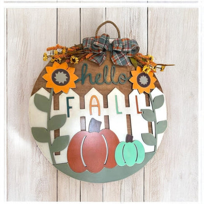 Fall Door Hanger Sign