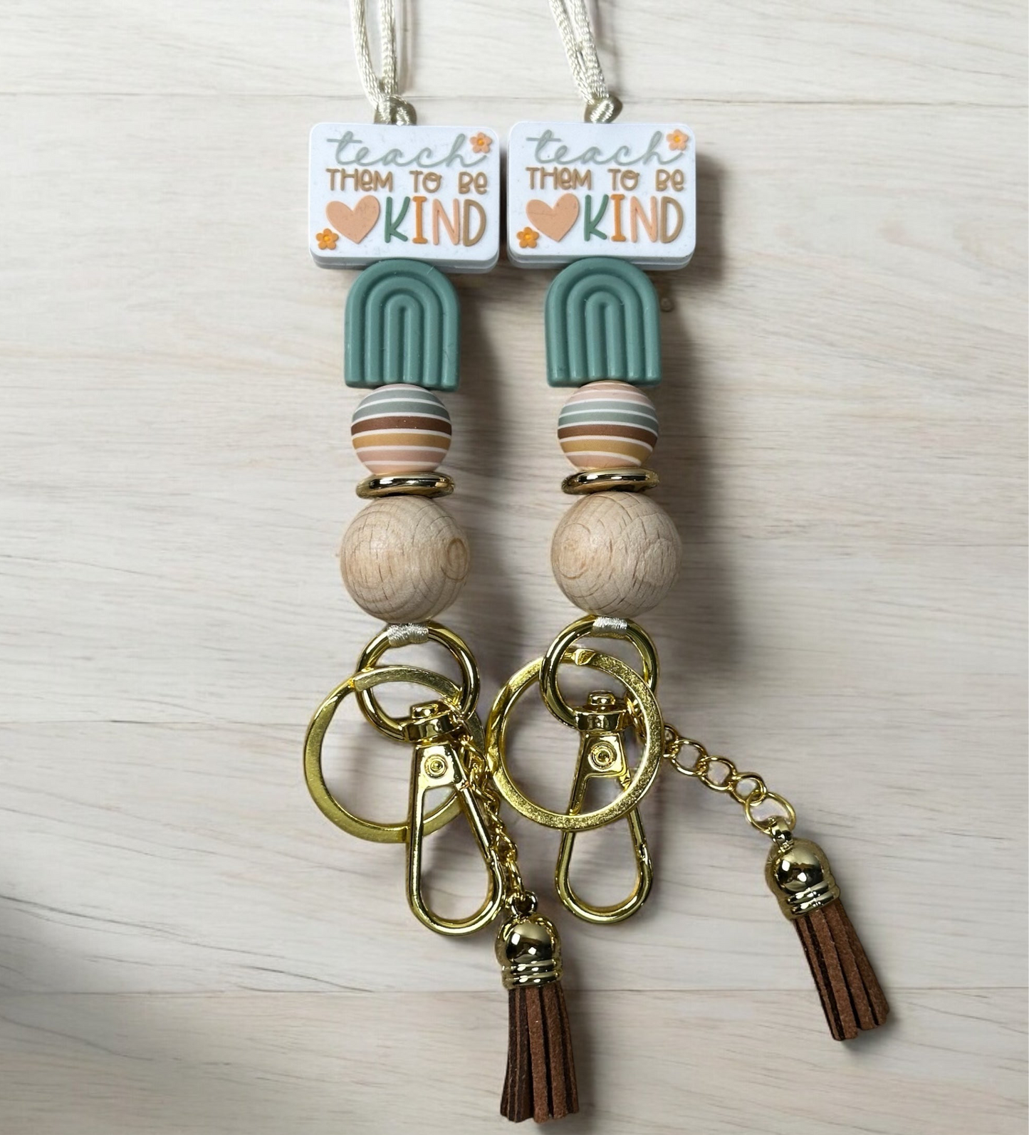Teach Them To Be Kind Lanyard