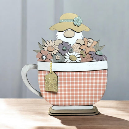 Mug Interchangeable Flower Basket Base