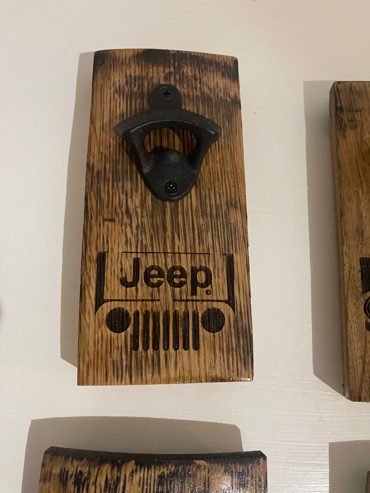 Bourbon Barrel Stave Bottle Opener
