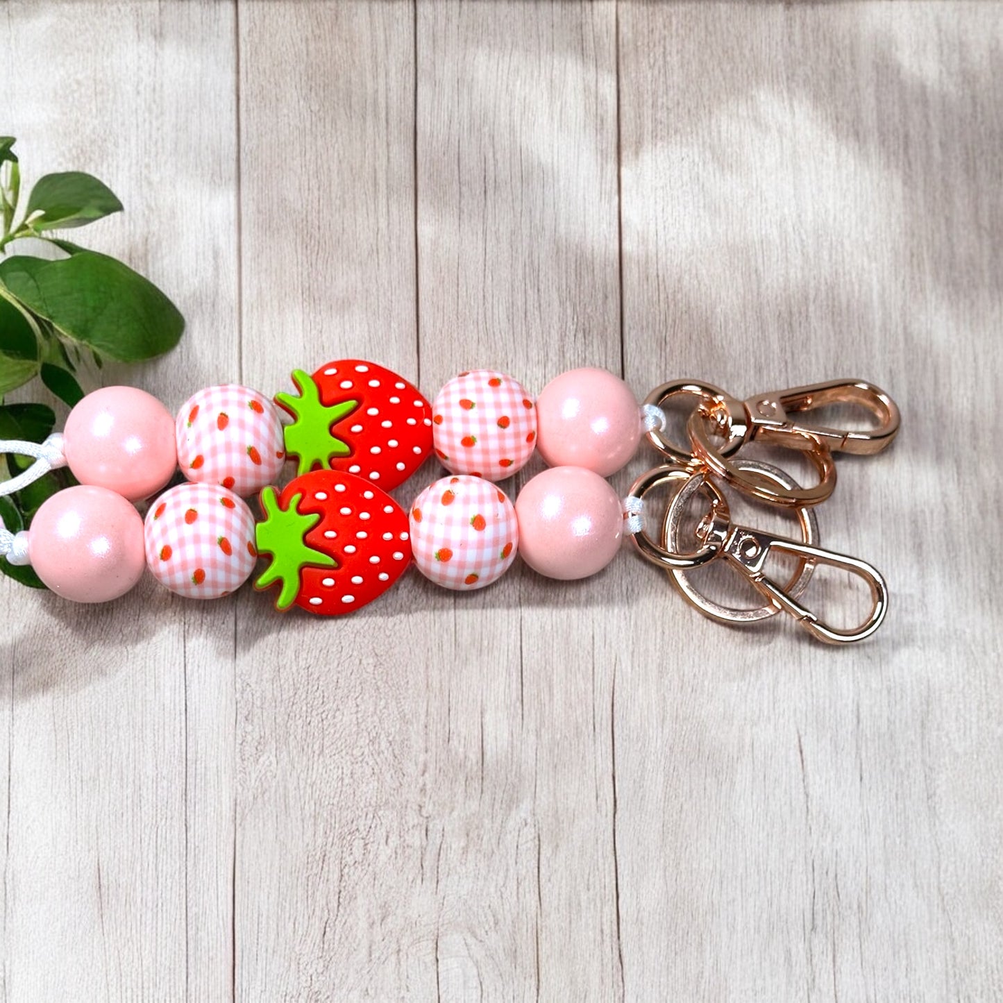 Strawberry Patch Lanyard