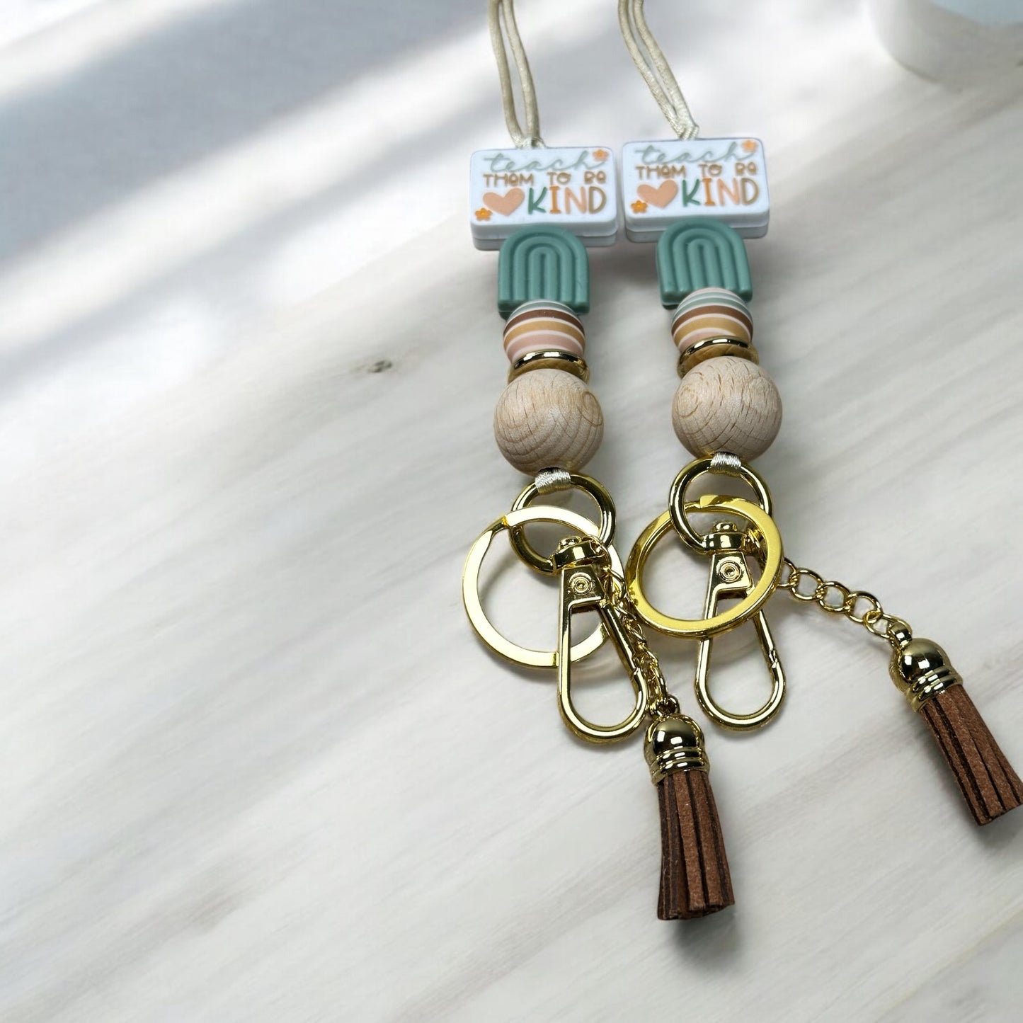 Teach Them To Be Kind Lanyard