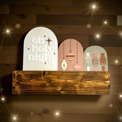 Modern Arch Christmas Signs