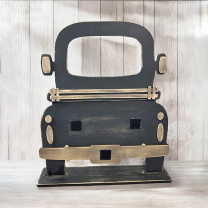 Black Rustic Truck Base