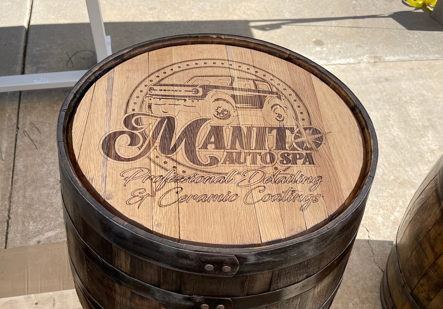 Custom Whole Whiskey Barrel
