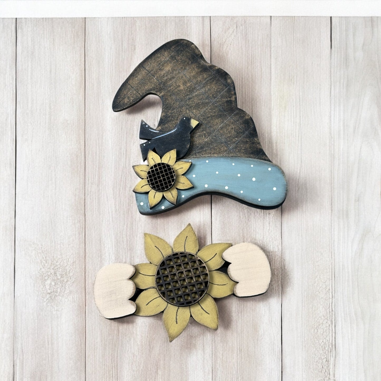 Whimsical Gnomes Sunflower Add On