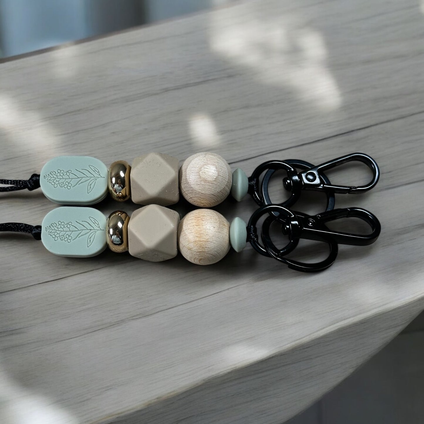 Embossed Mustard Seed Lanyard