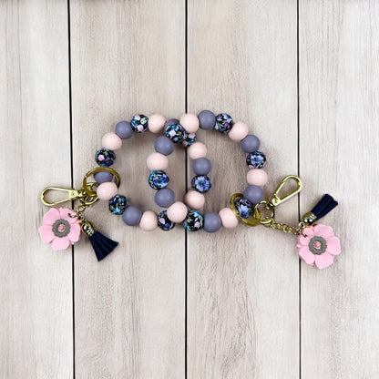 Boho Wildflower And Poppy Wristlet