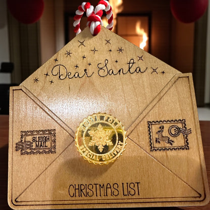 Dear Santa Letter Ornament