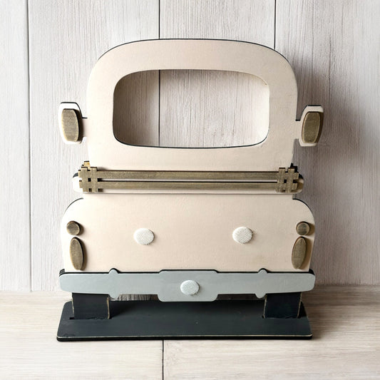 Reversible Rustic Truck Base For Interchangeable Rustic Truck Series Inserts.