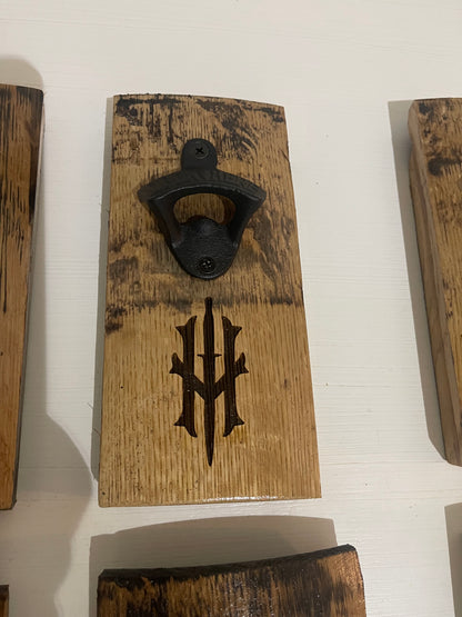 Bourbon Barrel Stave Bottle Opener