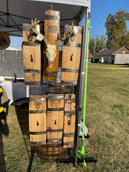 Barrel Stave Deer Skull Mount