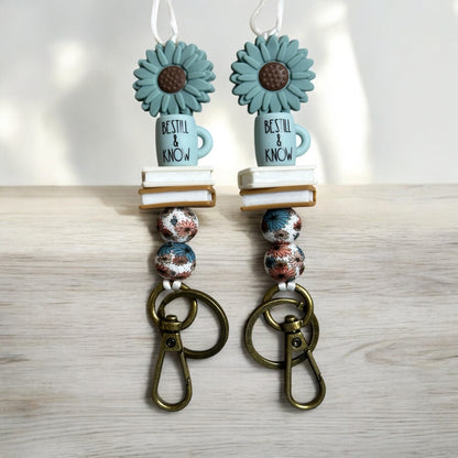 Be Still And Know Book Stack Lanyard