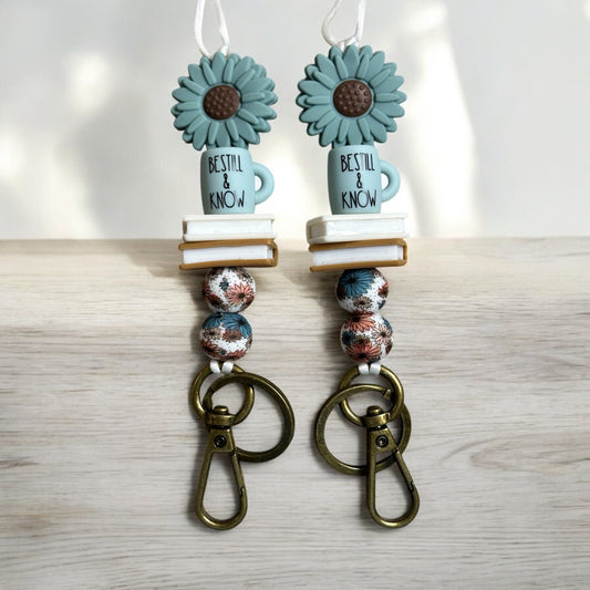 Be Still And Know Book Stack Lanyard