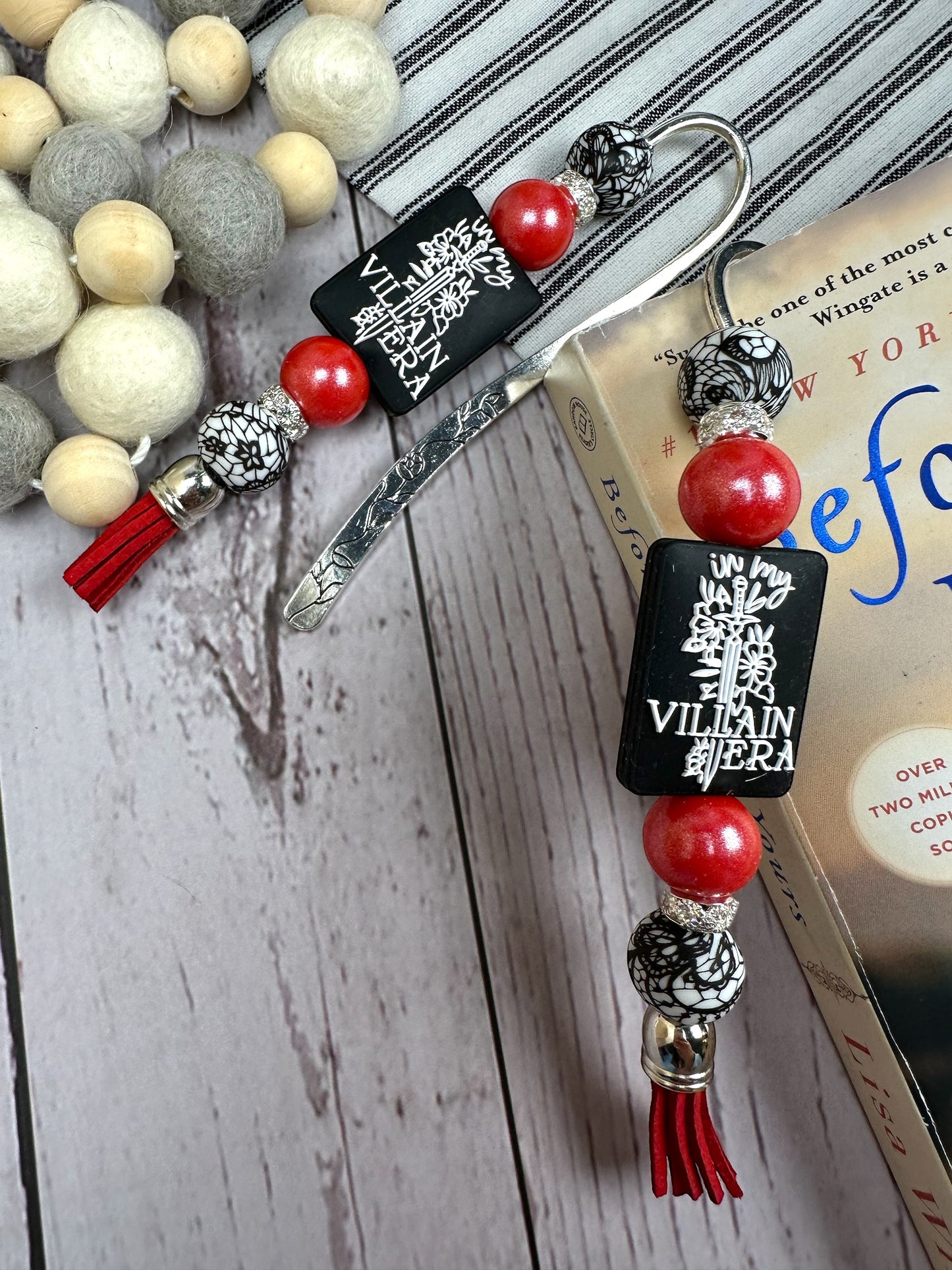 Villain Era Beaded Bookmark