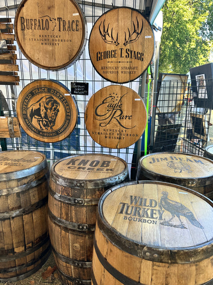 Custom Whole Whiskey Barrel
