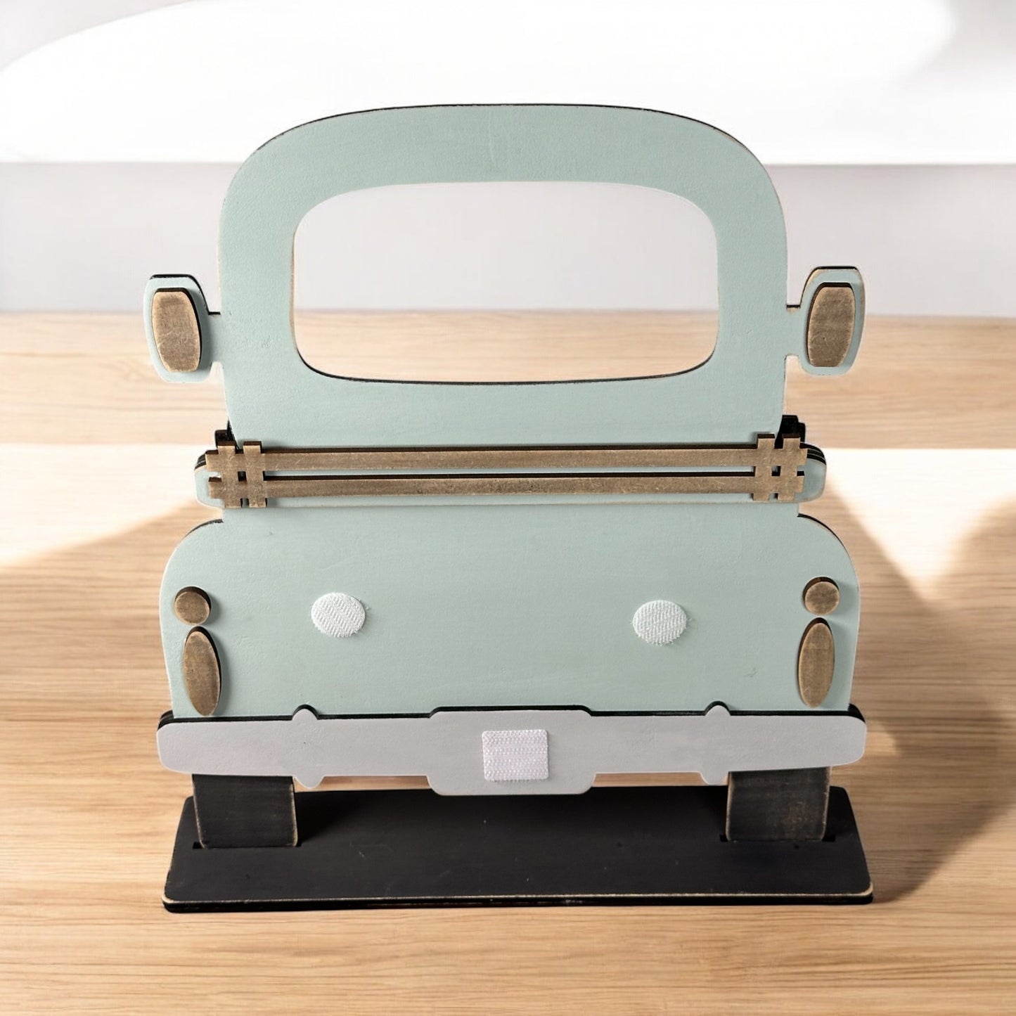 Reversible Rustic Truck Base For Interchangeable Rustic Truck Series Inserts.