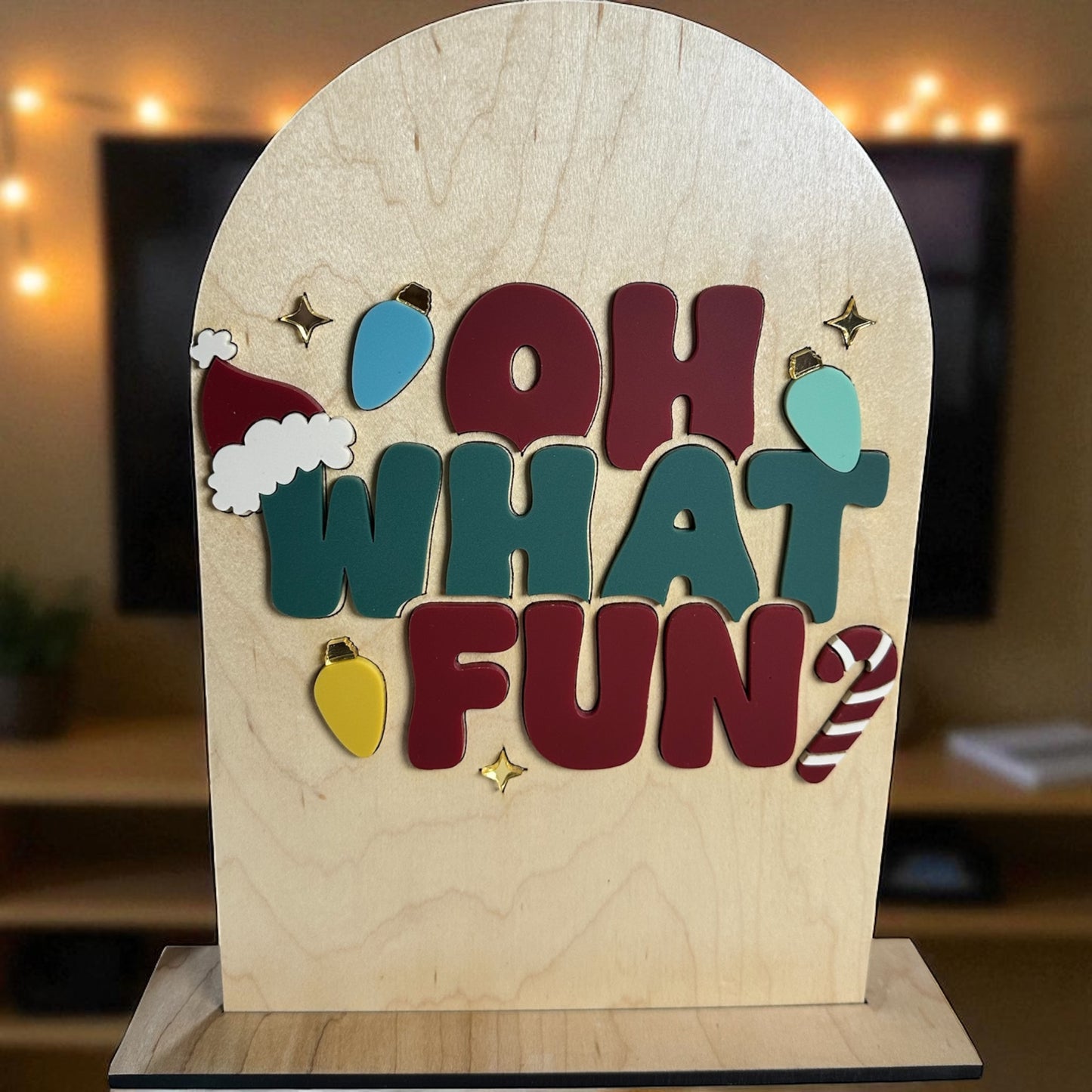 Oh What Fun Arch Sign