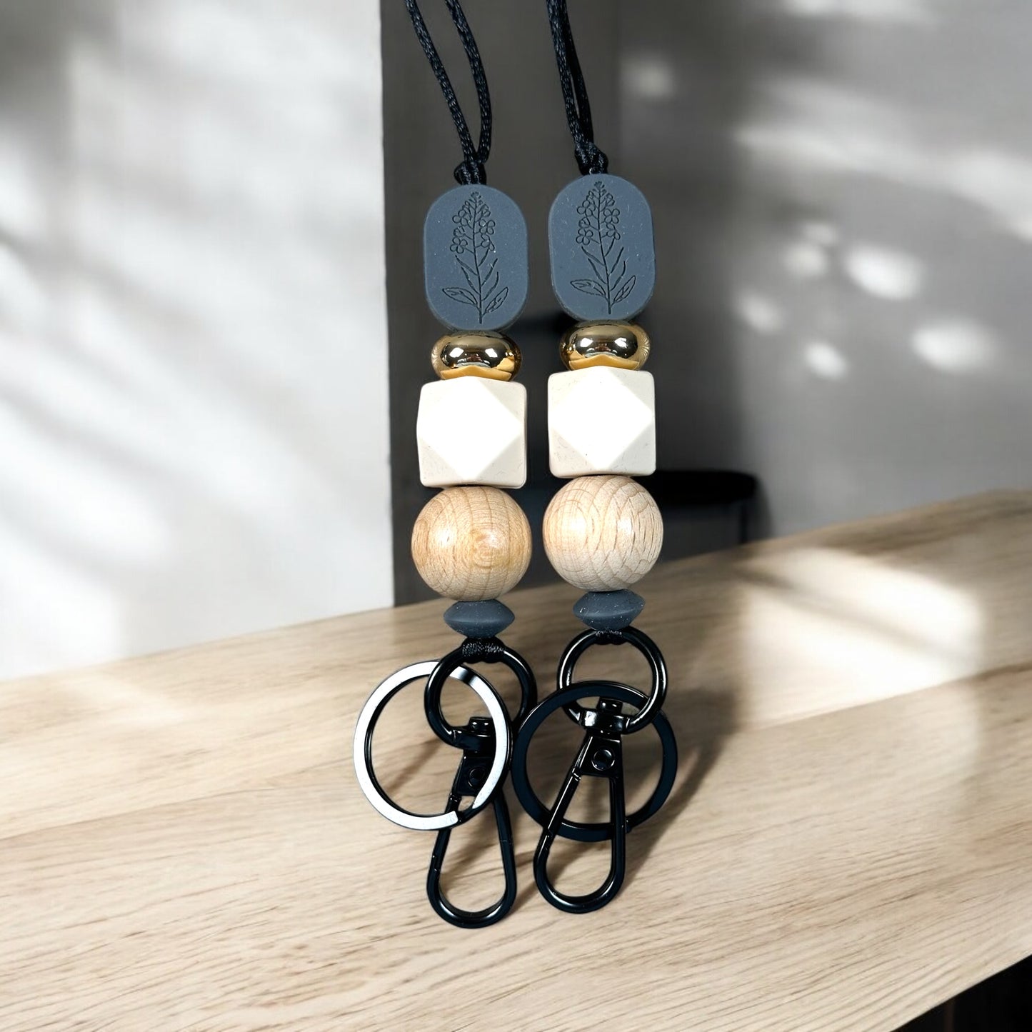 Embossed Mustard Seed Lanyard