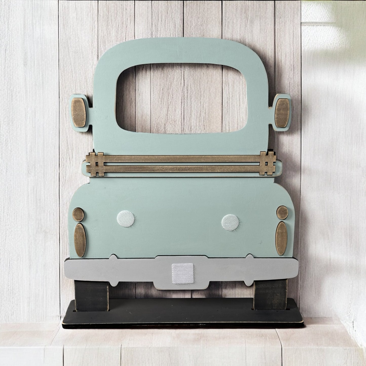 Reversible Rustic Truck Base For Interchangeable Rustic Truck Series Inserts.