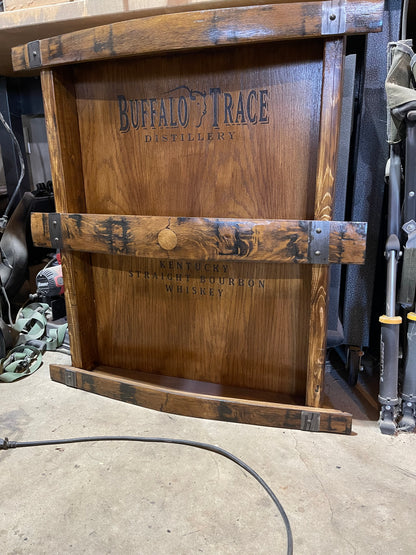 Custom 3 Tier Barrel Stave Shelf