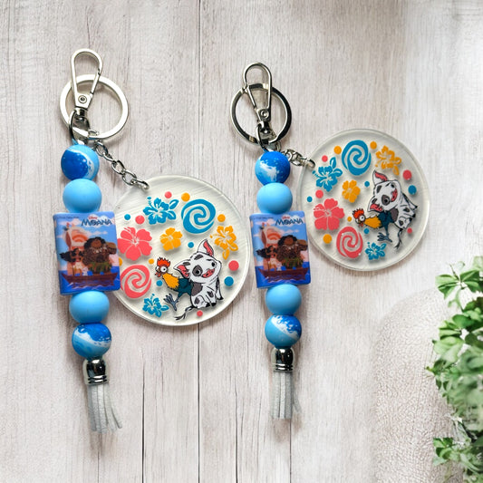 Island Gang Beaded Keychain