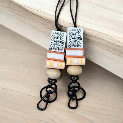 Just A Girl Who Loves Books Lanyard